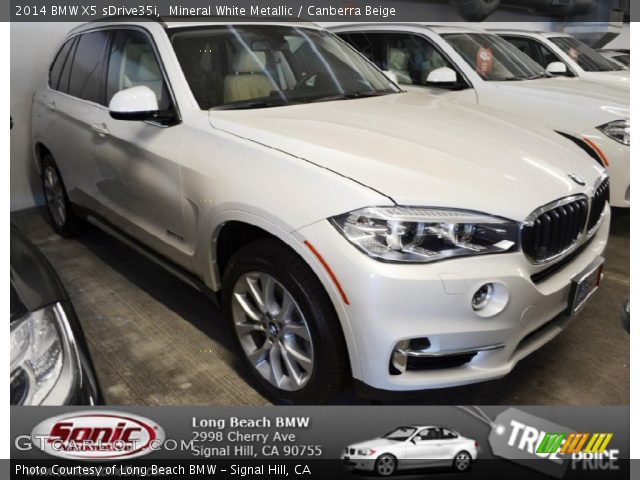 2014 BMW X5 sDrive35i in Mineral White Metallic