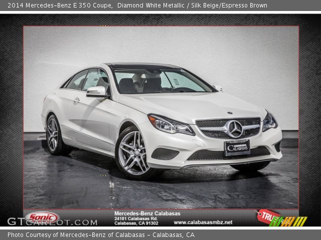 2014 Mercedes-Benz E 350 Coupe in Diamond White Metallic