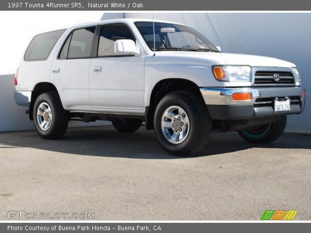 1997 Toyota 4Runner SR5 in Natural White
