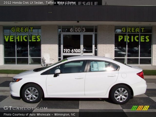 2012 Honda Civic LX Sedan in Taffeta White