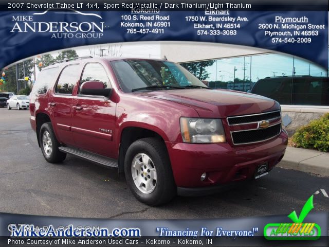 2007 Chevrolet Tahoe LT 4x4 in Sport Red Metallic