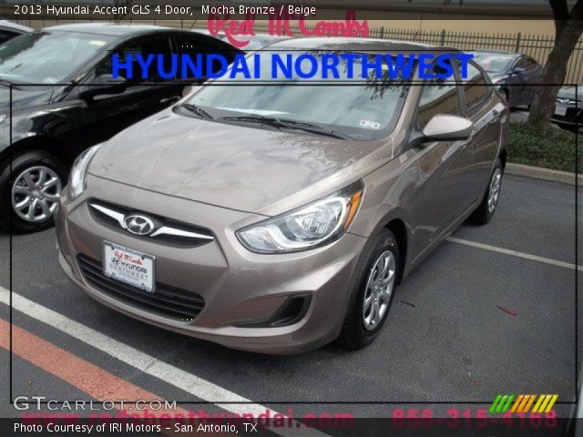 2013 Hyundai Accent GLS 4 Door in Mocha Bronze