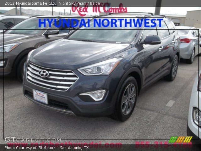 2013 Hyundai Santa Fe GLS in Night Sky Pearl