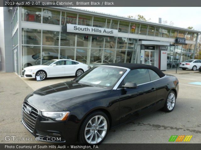2013 Audi A5 2.0T quattro Cabriolet in Brilliant Black