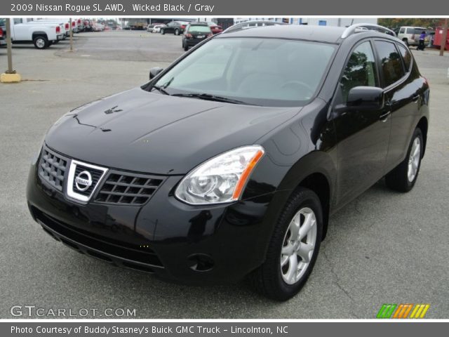 2009 Nissan Rogue SL AWD in Wicked Black