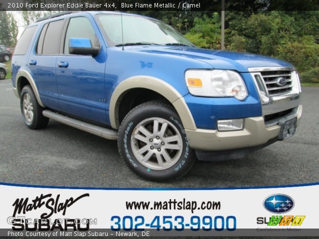 2010 Ford Explorer Eddie Bauer 4x4 in Blue Flame Metallic