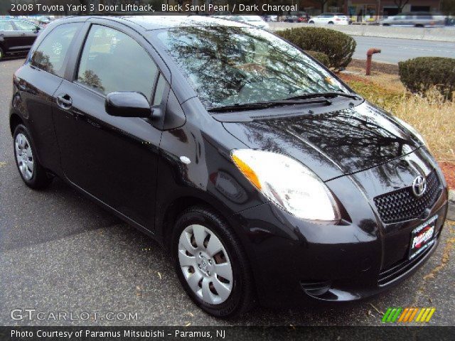 2008 Toyota Yaris 3 Door Liftback in Black Sand Pearl