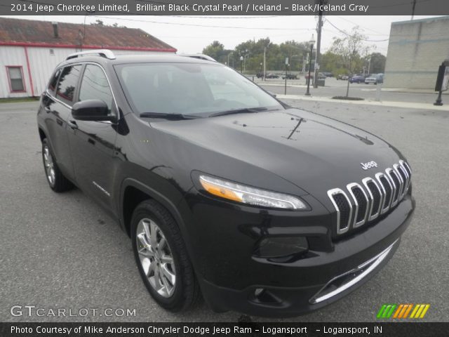 2014 Jeep Cherokee Limited in Brilliant Black Crystal Pearl