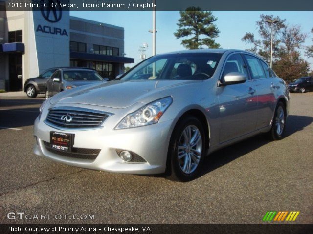 2010 Infiniti G 37 Sedan in Liquid Platinum