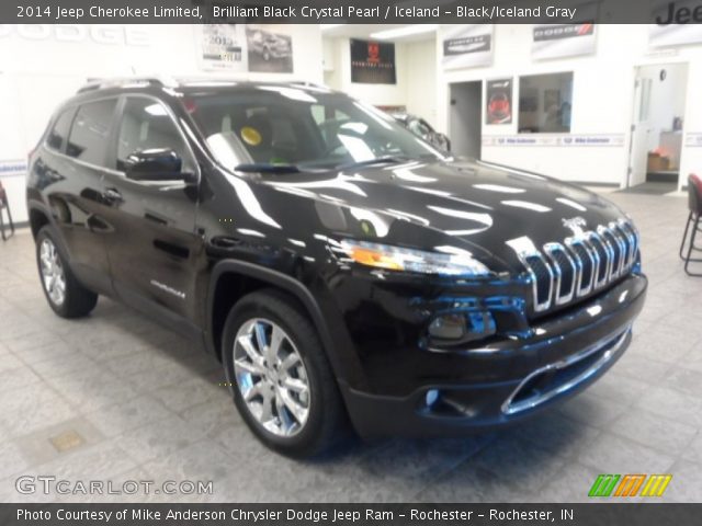 2014 Jeep Cherokee Limited in Brilliant Black Crystal Pearl