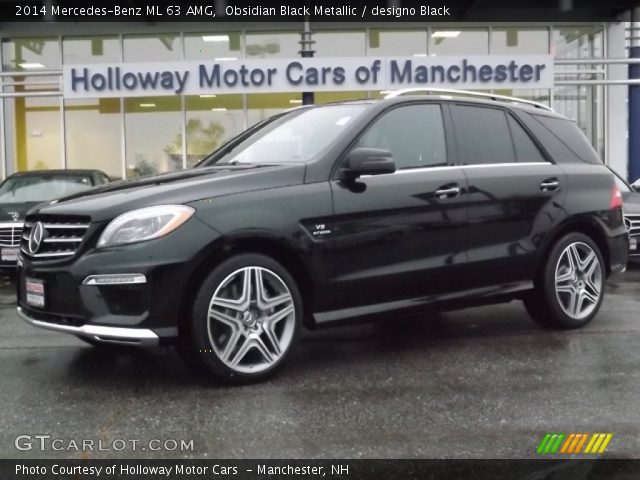 2014 Mercedes-Benz ML 63 AMG in Obsidian Black Metallic