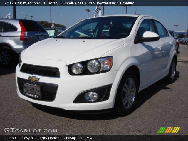 2012 Chevrolet Sonic LT Sedan in Summit White