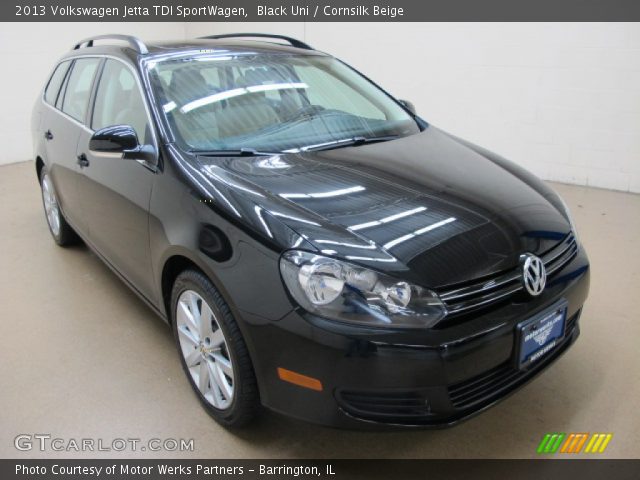 2013 Volkswagen Jetta TDI SportWagen in Black Uni