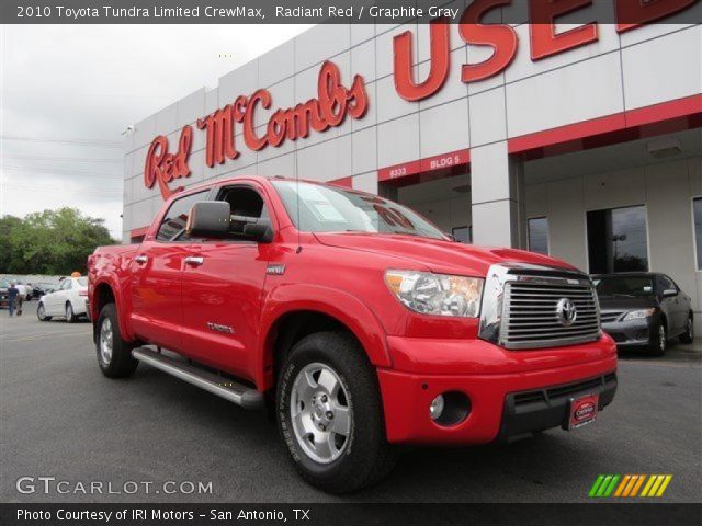 2010 Toyota Tundra Limited CrewMax in Radiant Red