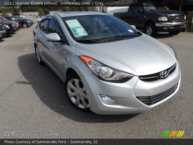 2012 Hyundai Elantra Limited in Shimmering Silver
