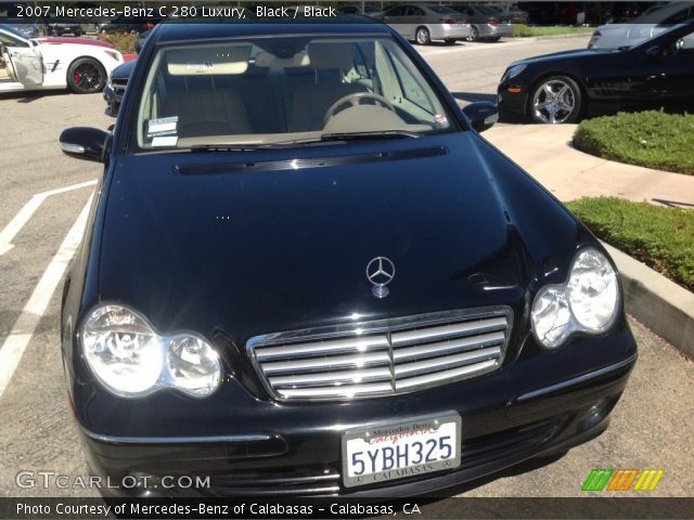 2007 Mercedes-Benz C 280 Luxury in Black