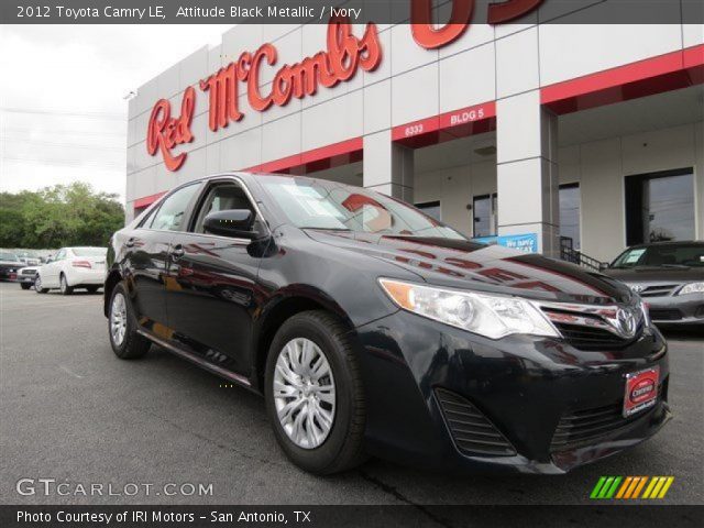 2012 Toyota Camry LE in Attitude Black Metallic