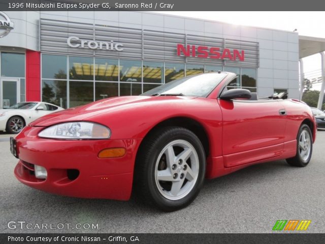 1996 Mitsubishi Eclipse Spyder GS in Saronno Red