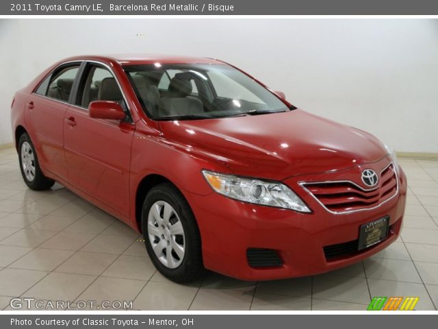 2011 Toyota Camry LE in Barcelona Red Metallic