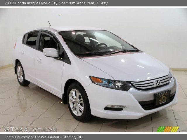 2010 Honda Insight Hybrid EX in Spectrum White Pearl