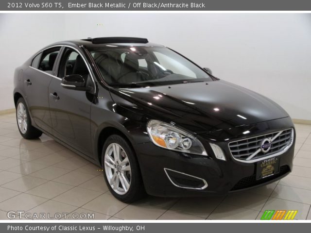 2012 Volvo S60 T5 in Ember Black Metallic