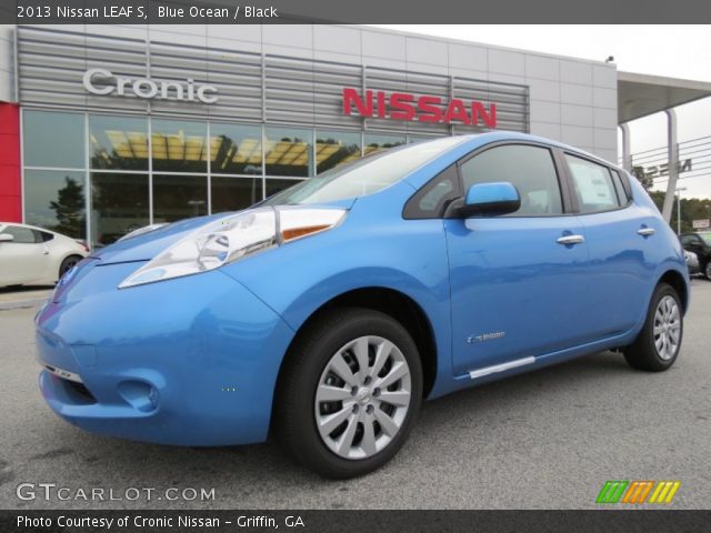 2013 Nissan LEAF S in Blue Ocean