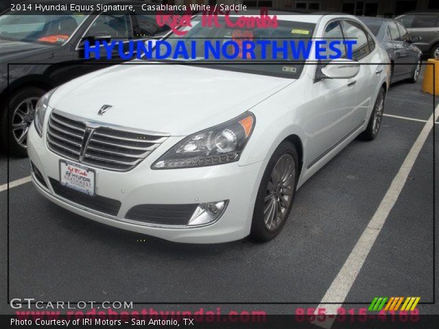 2014 Hyundai Equus Signature in Casablanca White
