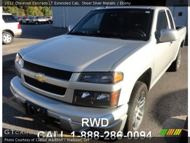 2012 Chevrolet Colorado LT Extended Cab in Sheer Silver Metallic