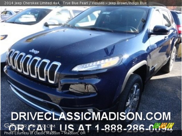 2014 Jeep Cherokee Limited 4x4 in True Blue Pearl