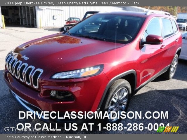 2014 Jeep Cherokee Limited in Deep Cherry Red Crystal Pearl