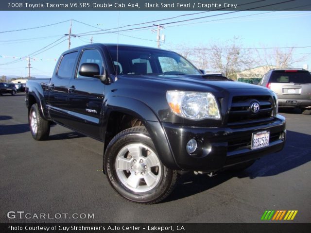 2008 Toyota Tacoma V6 SR5 Double Cab 4x4 in Black Sand Pearl
