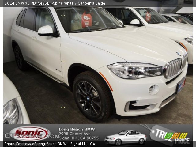 2014 BMW X5 sDrive35i in Alpine White