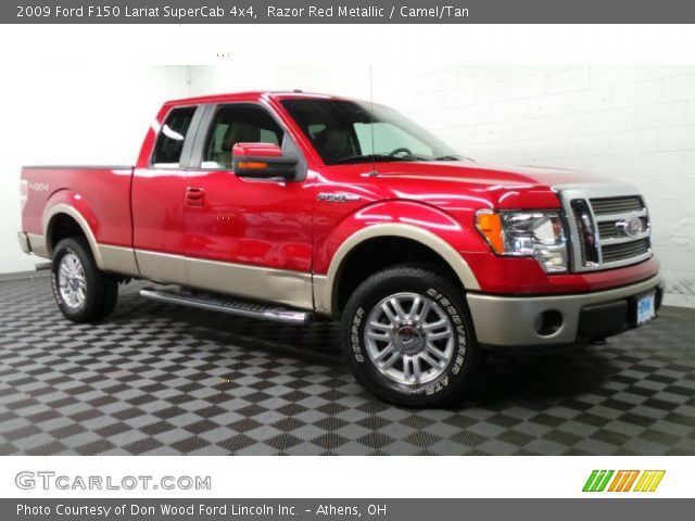 2009 Ford F150 Lariat SuperCab 4x4 in Razor Red Metallic