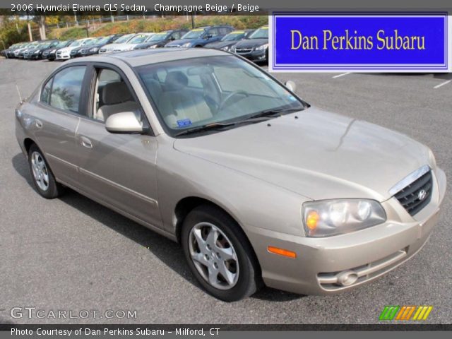2006 Hyundai Elantra GLS Sedan in Champagne Beige