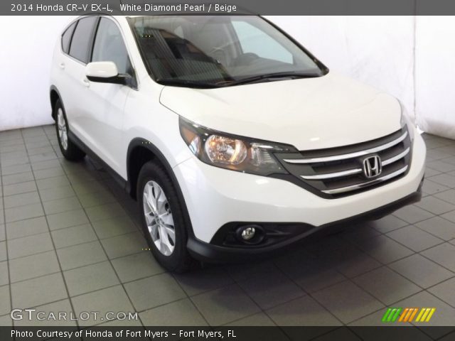2014 Honda CR-V EX-L in White Diamond Pearl