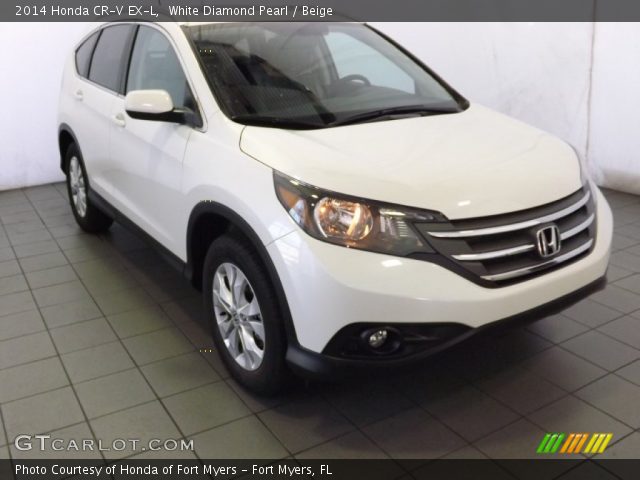 2014 Honda CR-V EX-L in White Diamond Pearl