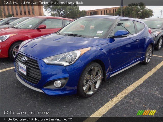2013 Hyundai Veloster Turbo in Marathon Blue