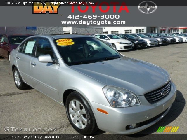 2007 Kia Optima EX V6 in Bright Silver Metallic