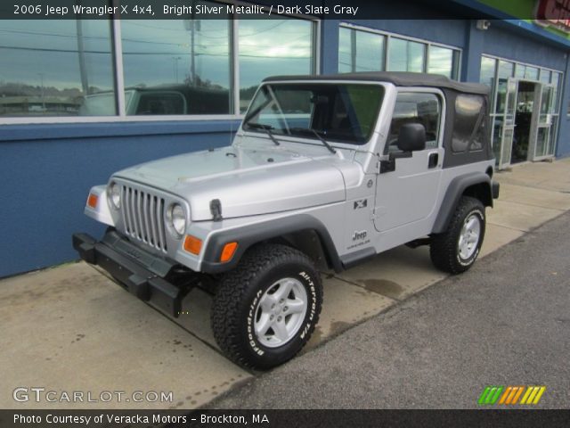 2006 Jeep Wrangler X 4x4 in Bright Silver Metallic