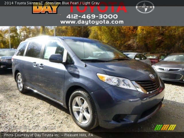 2014 Toyota Sienna LE in Shoreline Blue Pearl