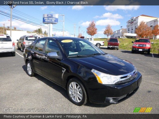 2009 Ford Focus SEL Sedan in Ebony Black