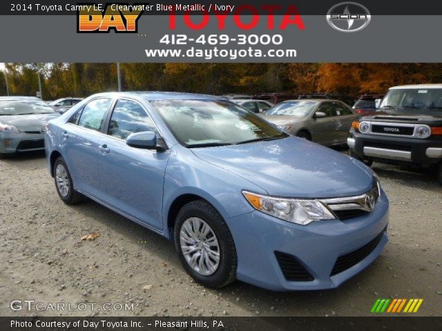 2014 Toyota Camry LE in Clearwater Blue Metallic