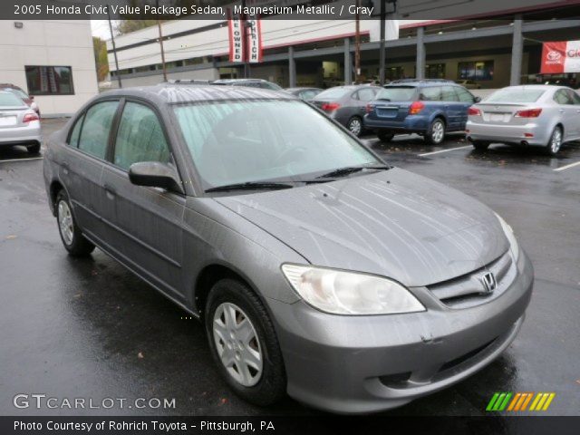 2005 Honda Civic Value Package Sedan in Magnesium Metallic