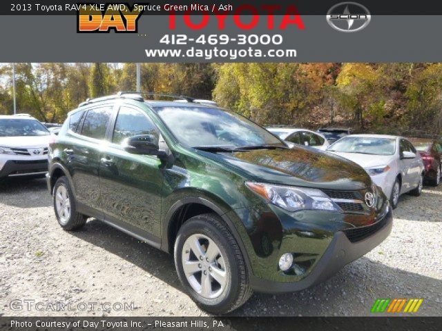 2013 Toyota RAV4 XLE AWD in Spruce Green Mica