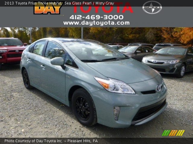 2013 Toyota Prius Three Hybrid in Sea Glass Pearl