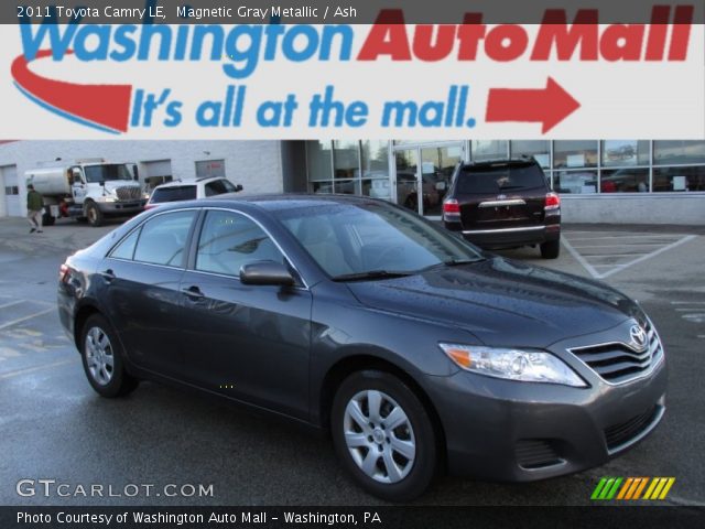 2011 Toyota Camry LE in Magnetic Gray Metallic