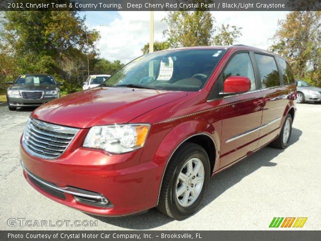 2012 Chrysler Town & Country Touring in Deep Cherry Red Crystal Pearl