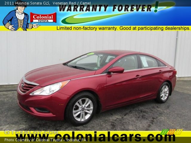 2011 Hyundai Sonata GLS in Venetian Red