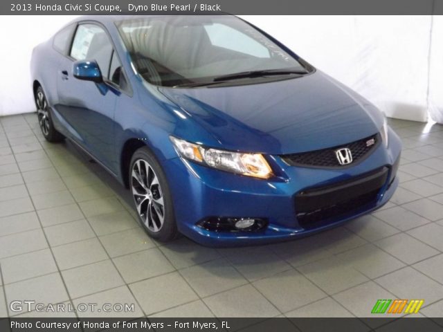2013 Honda Civic Si Coupe in Dyno Blue Pearl
