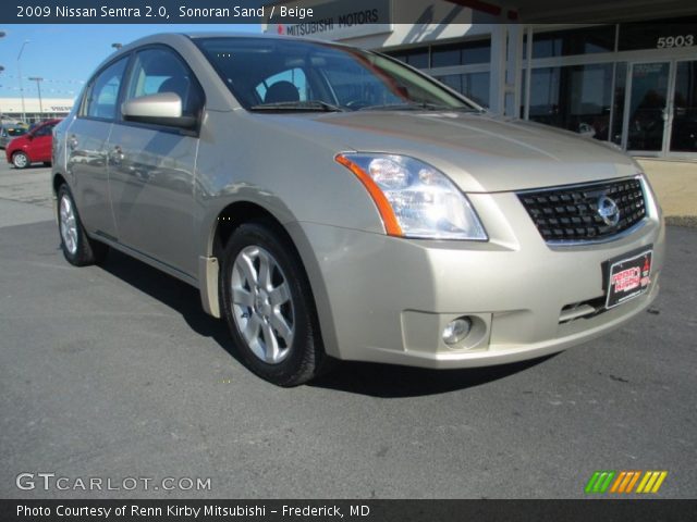 2009 Nissan Sentra 2.0 in Sonoran Sand